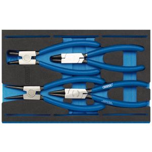 Draper 63218 4 Piece Circlip Plier Set In 1/4 With EVA Drawer Tray Insert.
